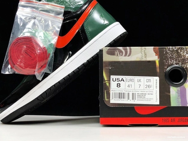 Team 1 OG Black Jordan Air AV3905-038 x SoleFly Orange-Fir Retro High 1011